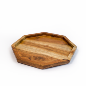 octagon snack serving plate