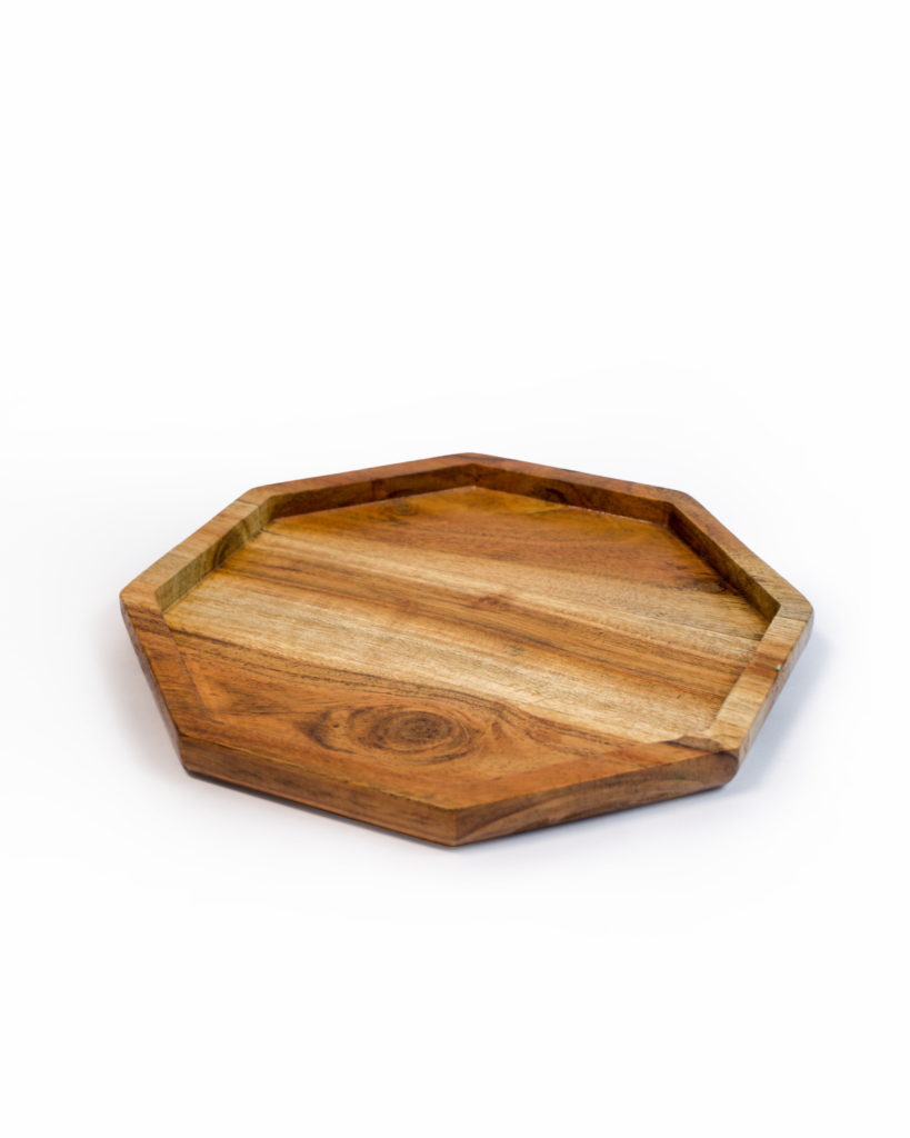 Octagon Snack Serving Plate